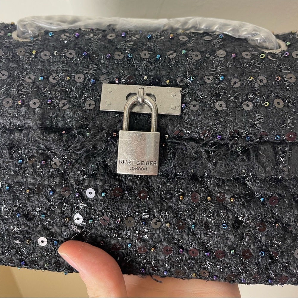 Kurt Geiger Brixton Lock Purse - Picture 5 of 6